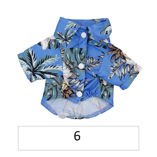 Camisas hawaianas para mascotas