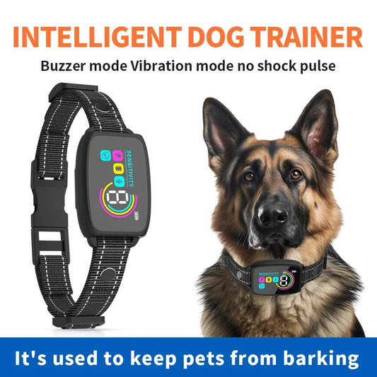 Collier anti-aboiement automatique intelligent pour chien