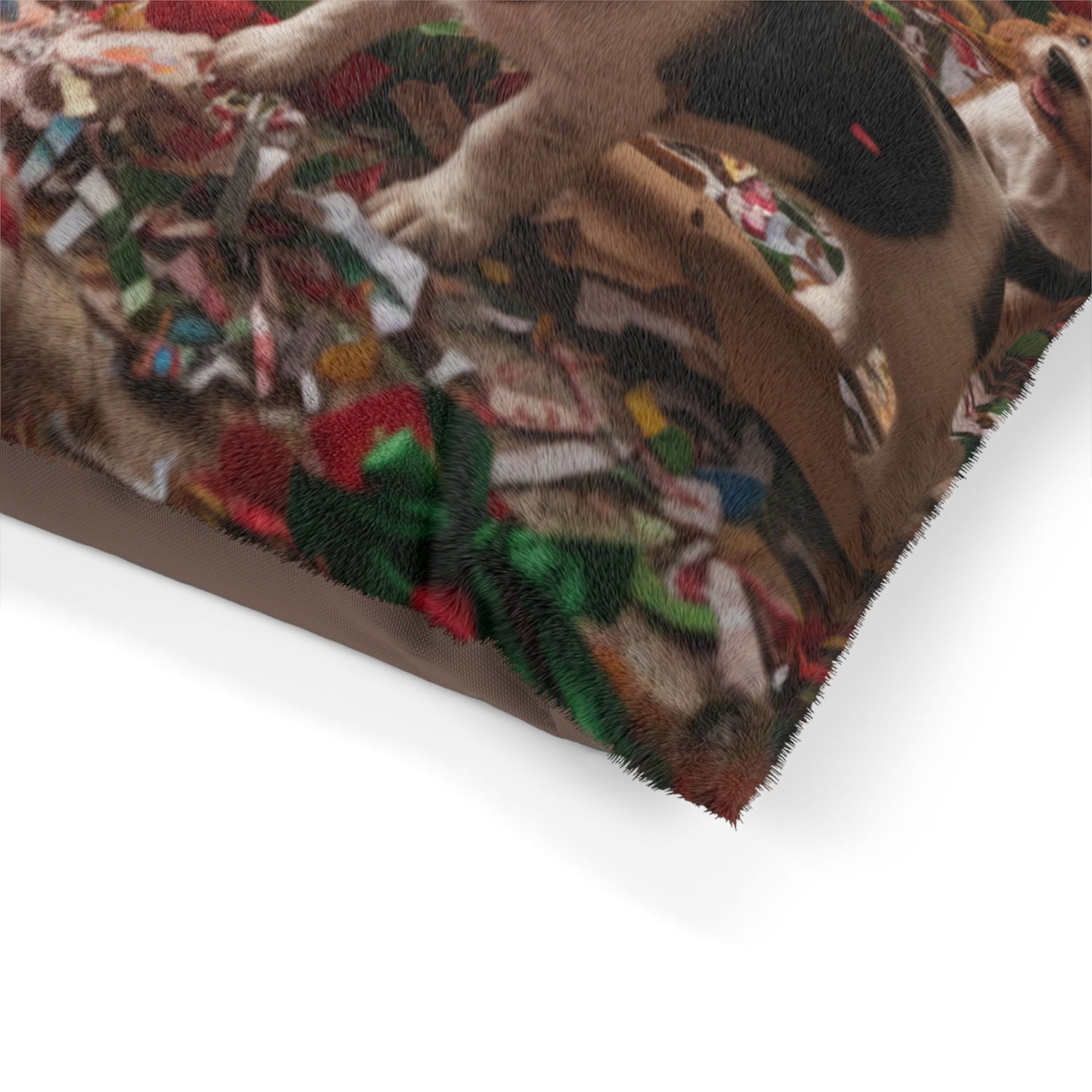 Petit Basset Griffon Vendeen Holiday Frenzy Pet Bed