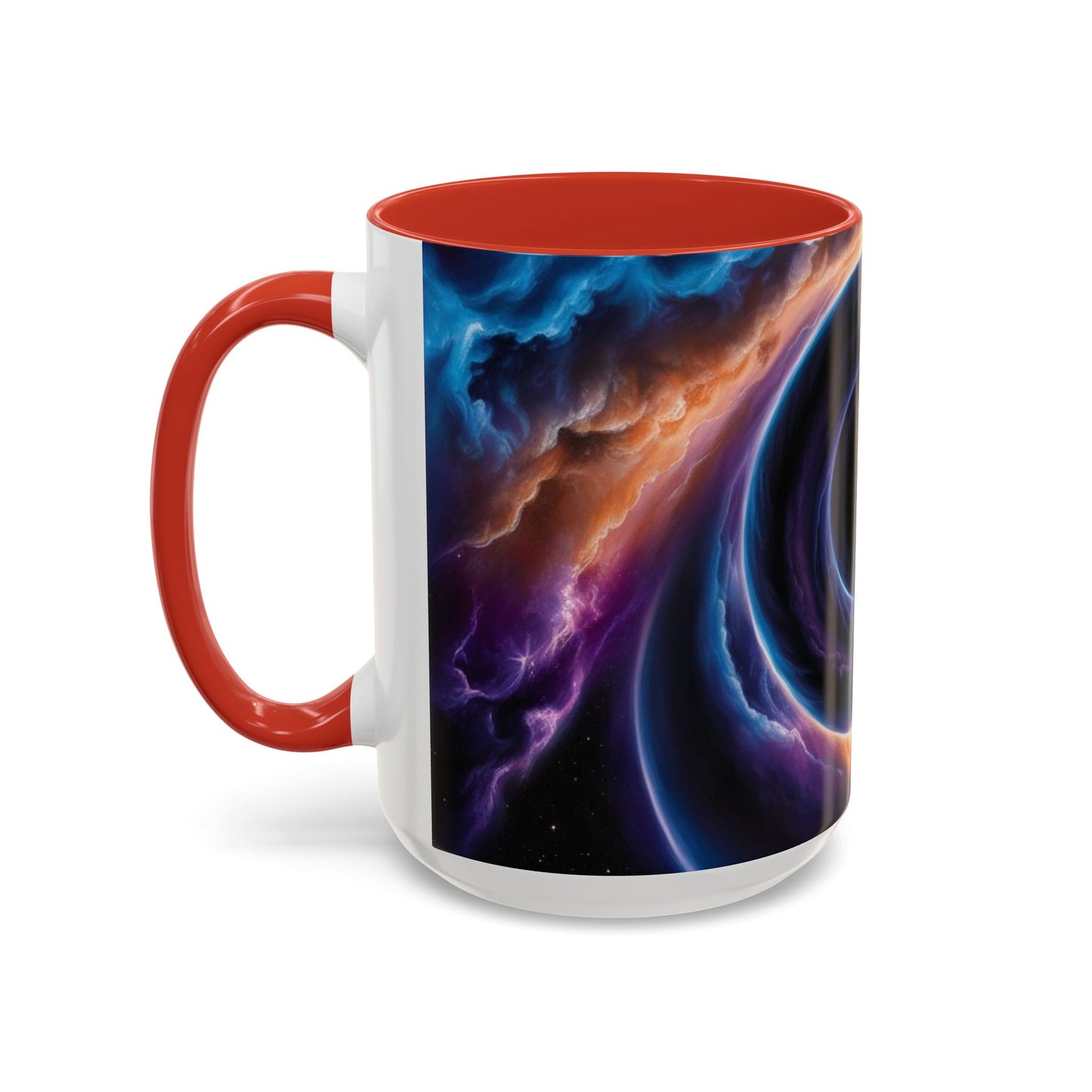 Optical Illusion Accent Mug – Ceramic Coffee Cup