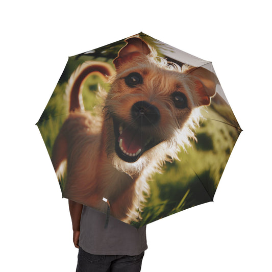Portuguese Podengo Semi-Automatic Foldable Umbrella