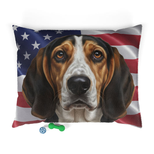 American Foxhound Patriotic Pet Bed