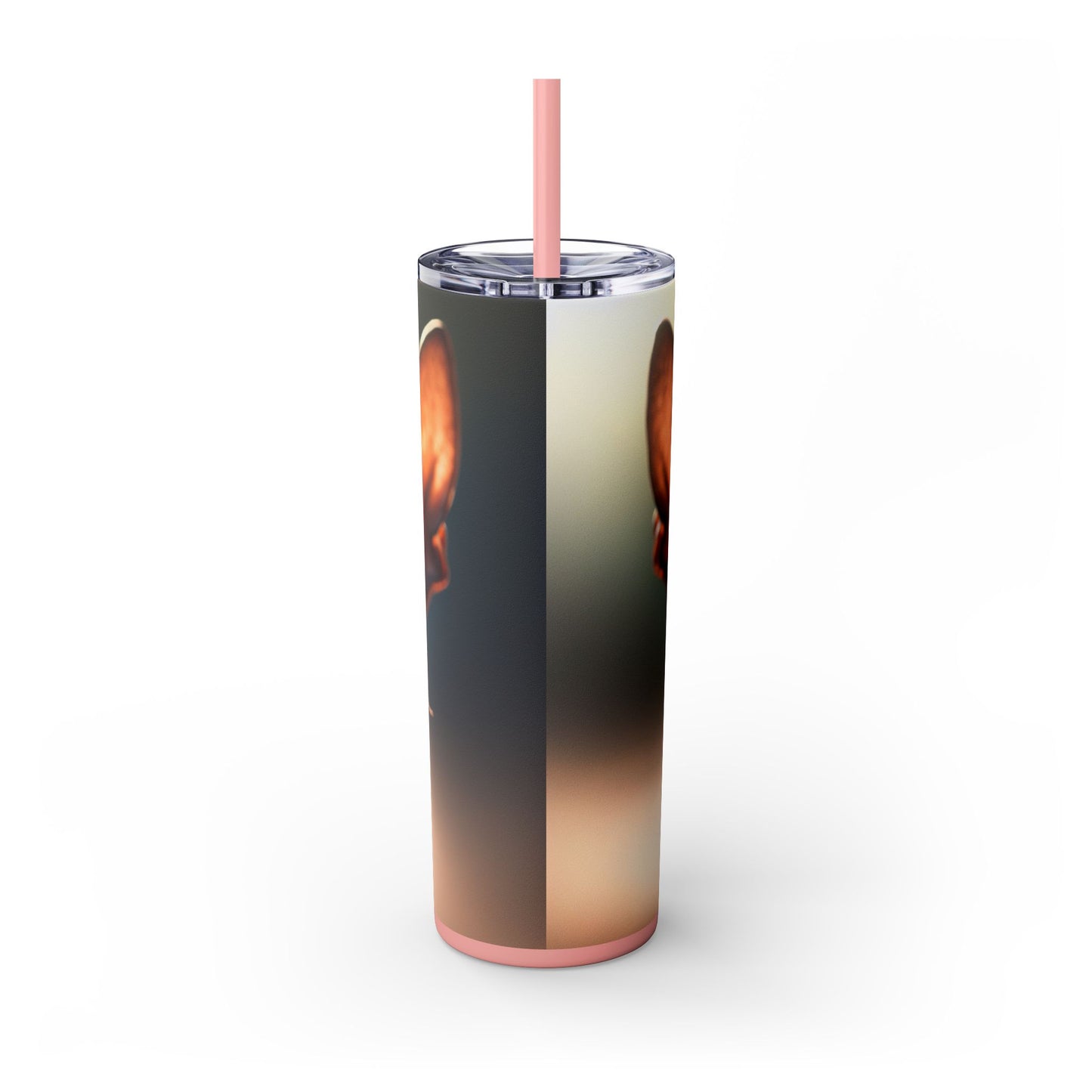 Xoloitzcuintli Skinny Tumbler with Straw, 20oz