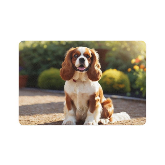 Pet Food Mat (12x18) - King Charles Spaniel