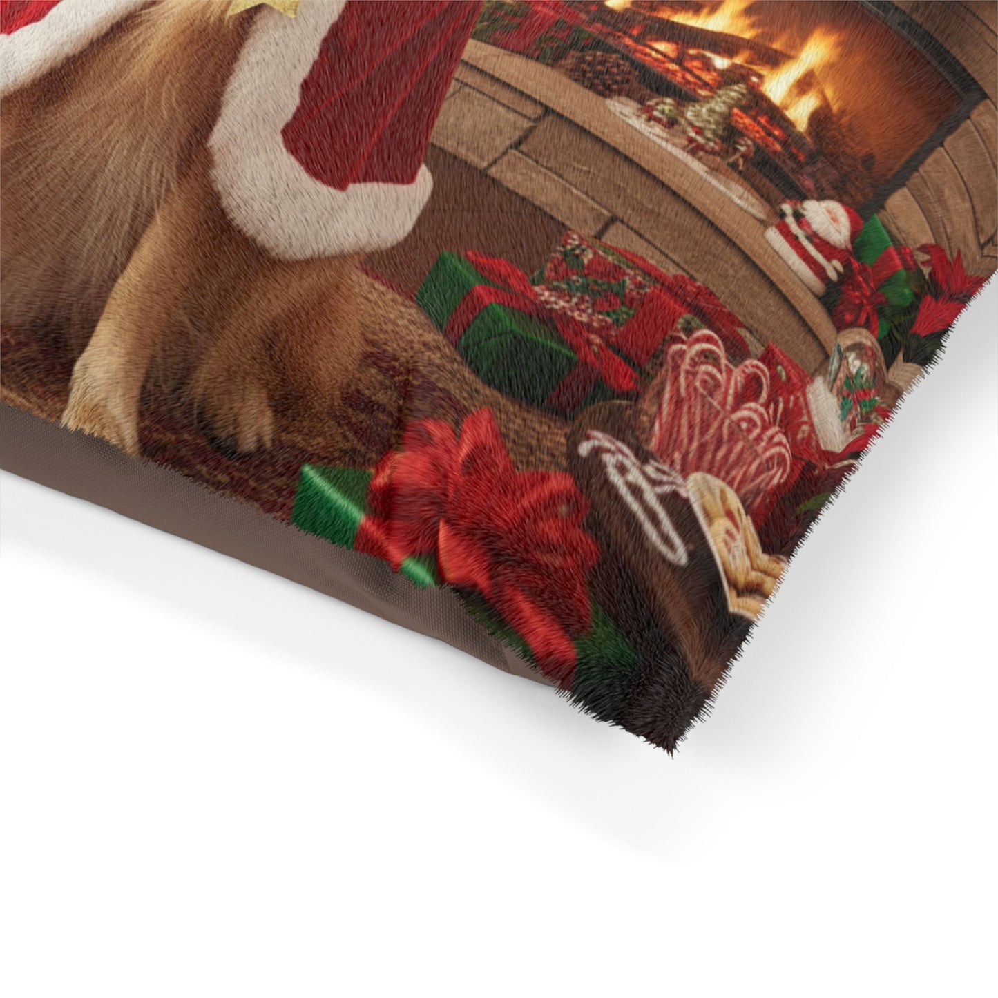 Golden Retriever Santa Pet Bed
