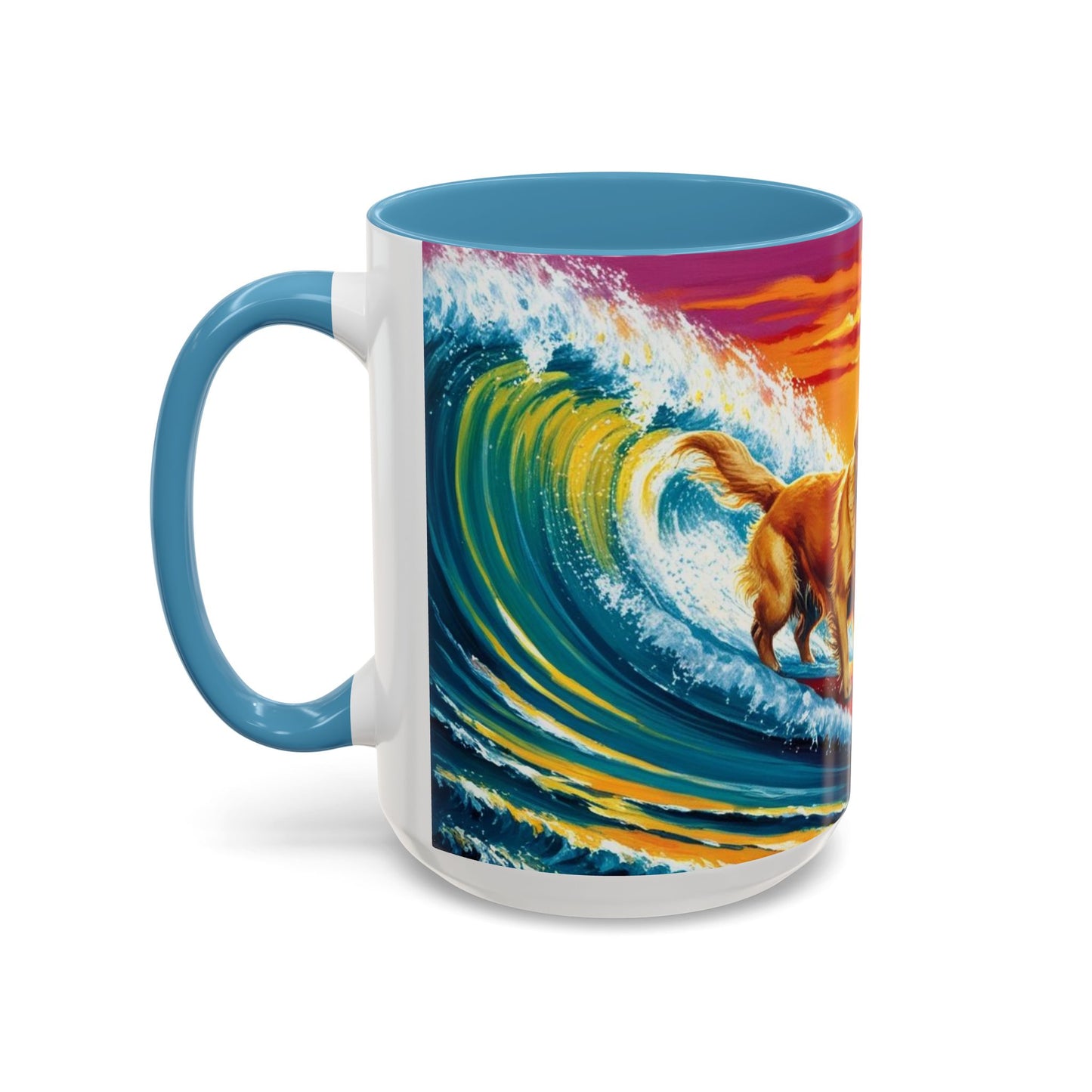 Taza de café con detalles de Surf Dogs: el regalo perfecto para los amantes de los perros