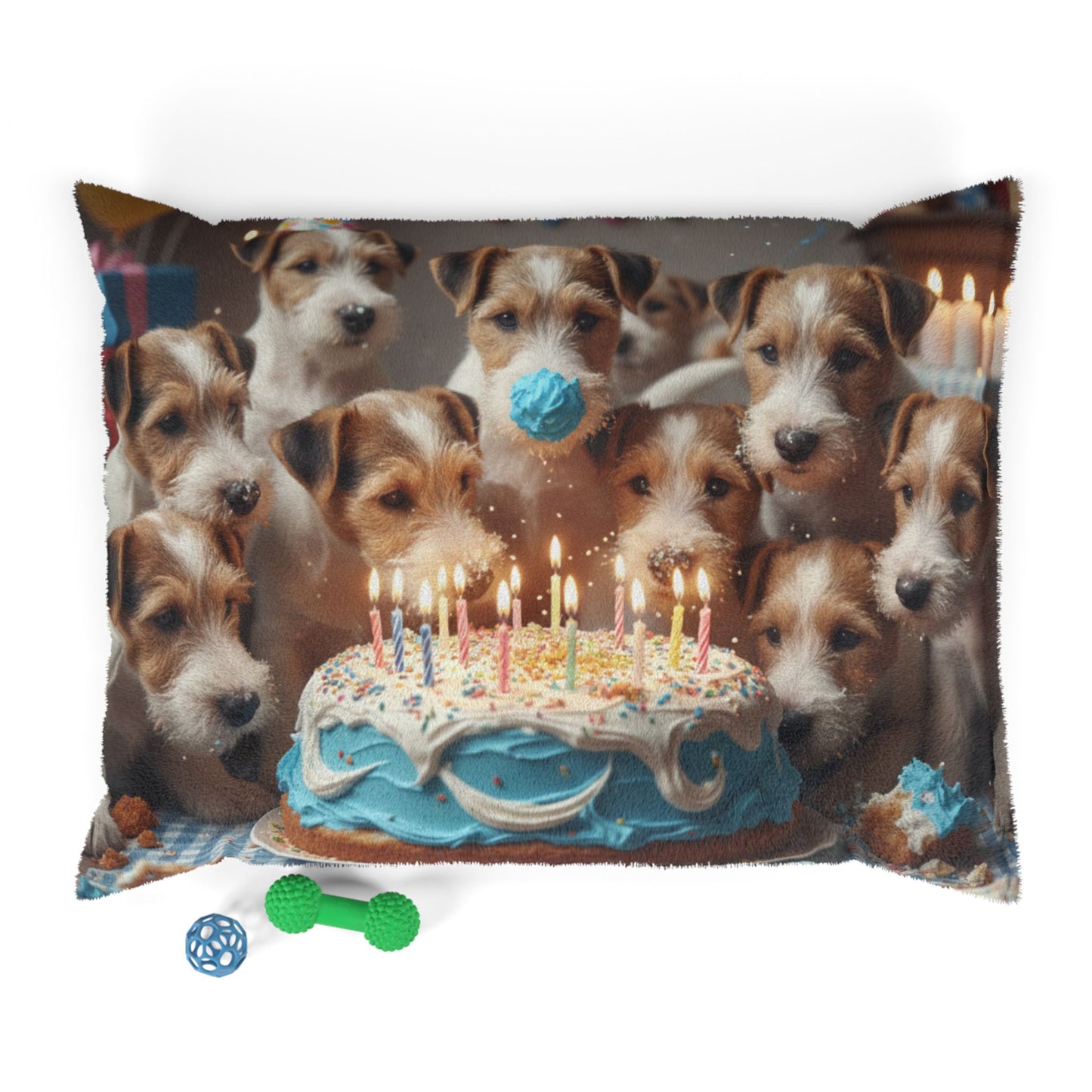 Birthday Party Puppies Pet Bed