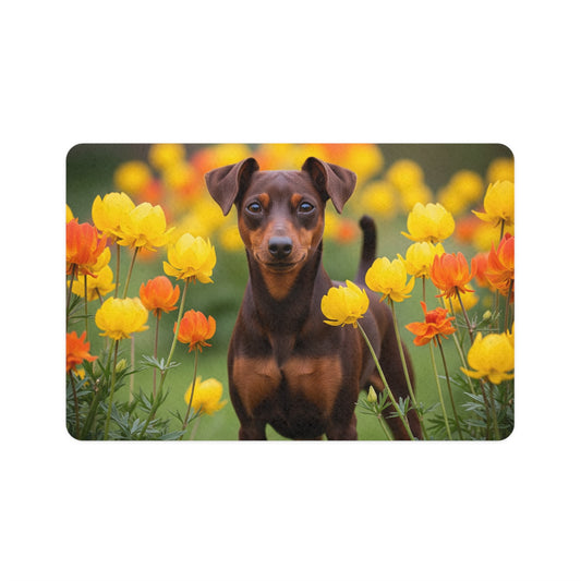 Pet Food Mat (12x18) - Miniature Pinscher