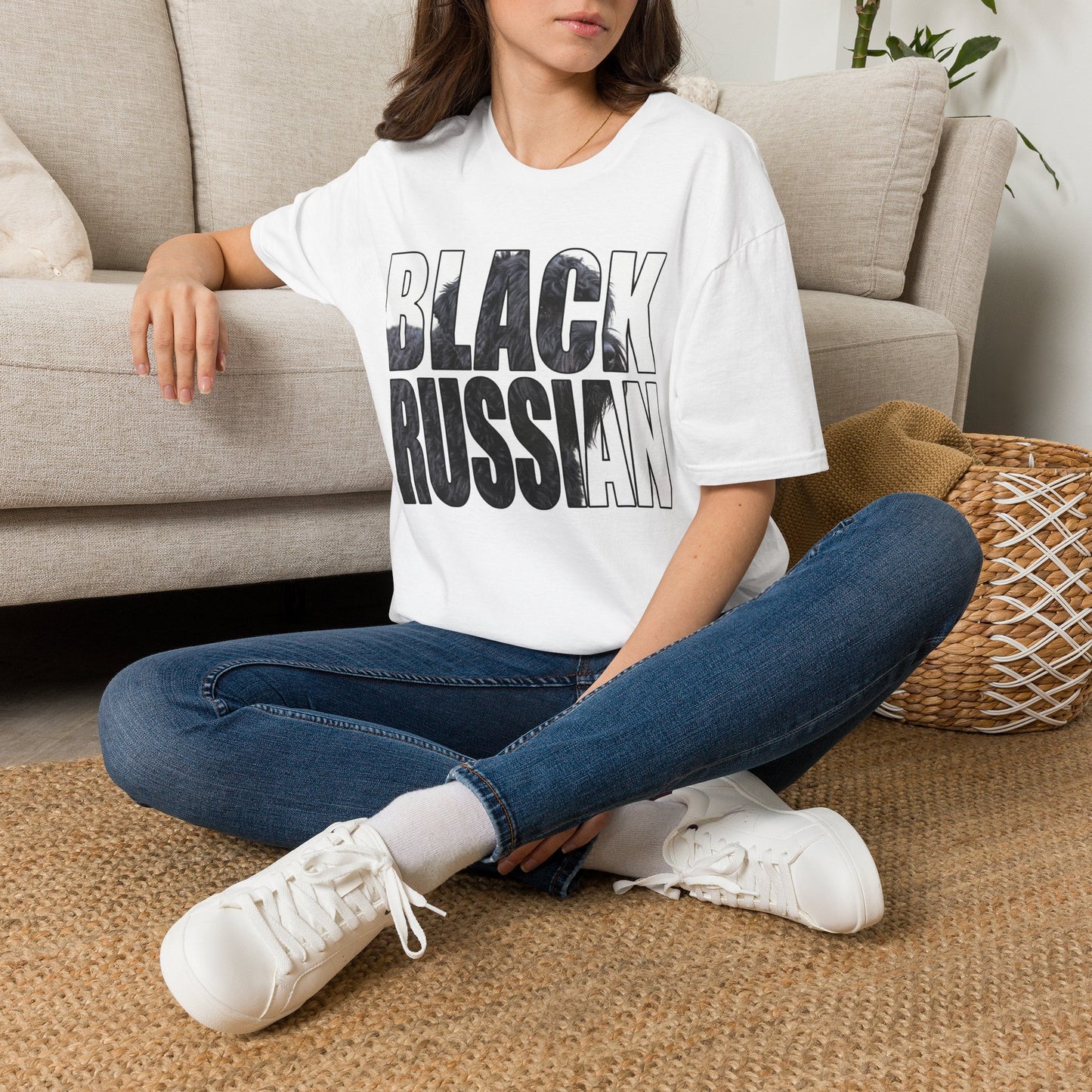 Black Russian Terrier Tee Shirt
