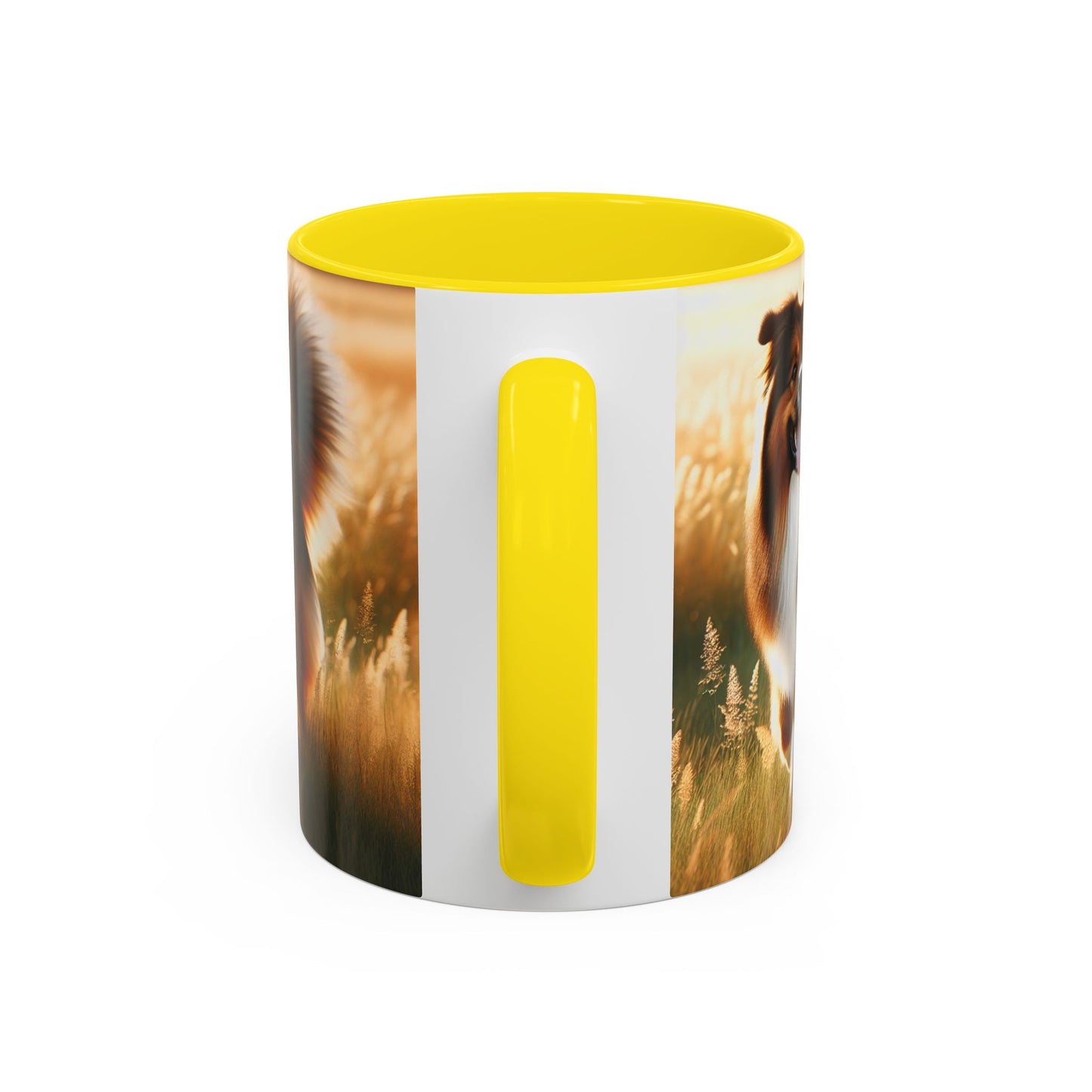 Bohemian Shepherd Accent Coffee Mug - Perfect Gift for Dog Lovers