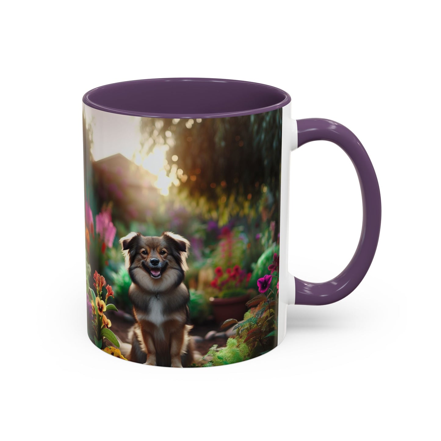 Taza de café con orquídea inca peruana: el regalo perfecto para los amantes de los perros.