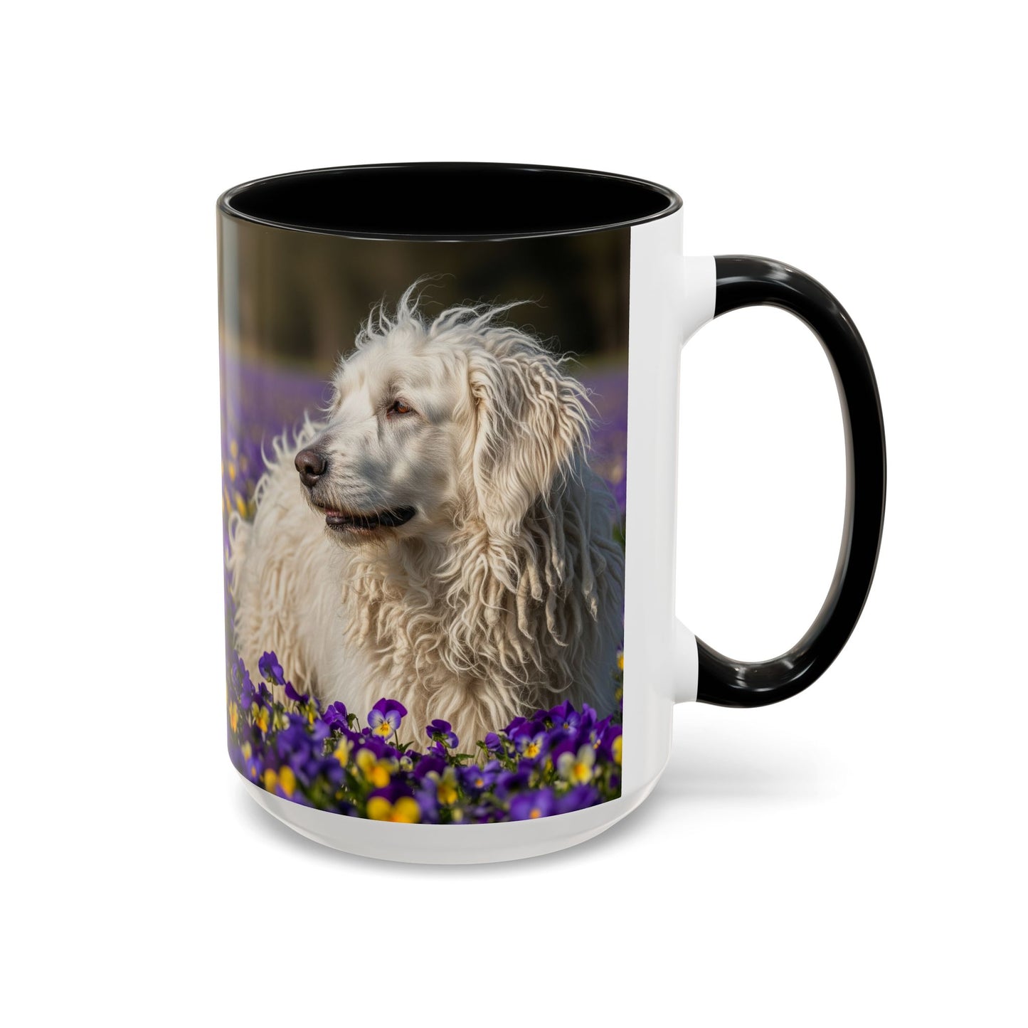 Taza de café con detalles de Komondor: el regalo perfecto para los amantes de los perros