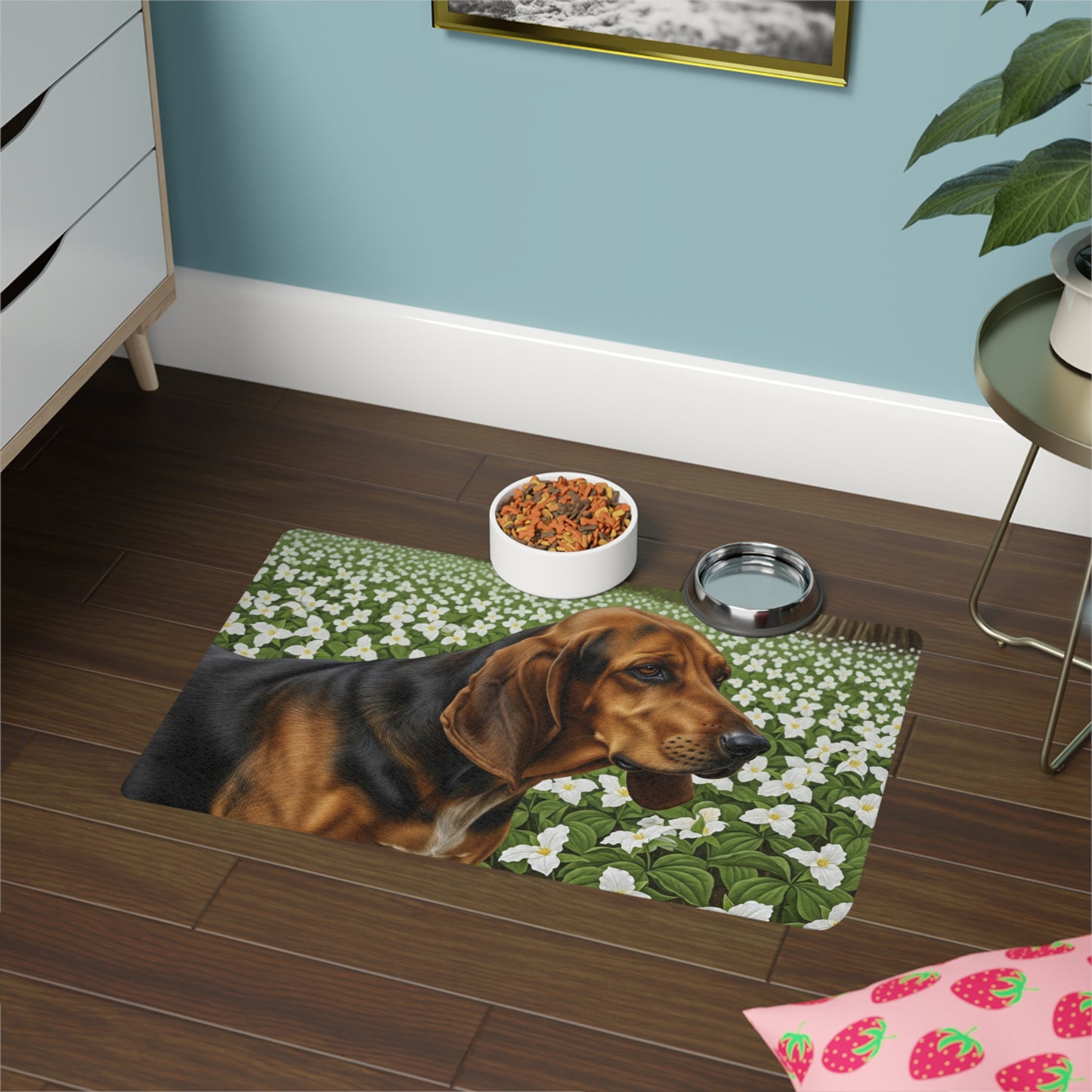 Pet Food Mat (12x18) - Treeing Walker Coonhound