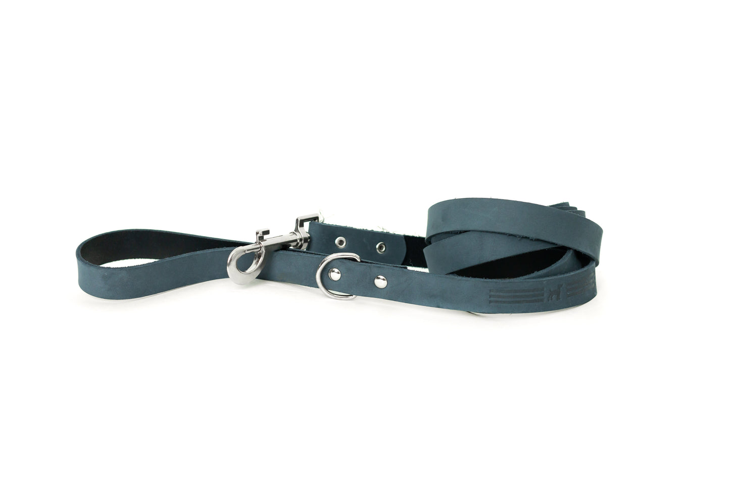 Correa de cuero para jeans azules de estilo moderno