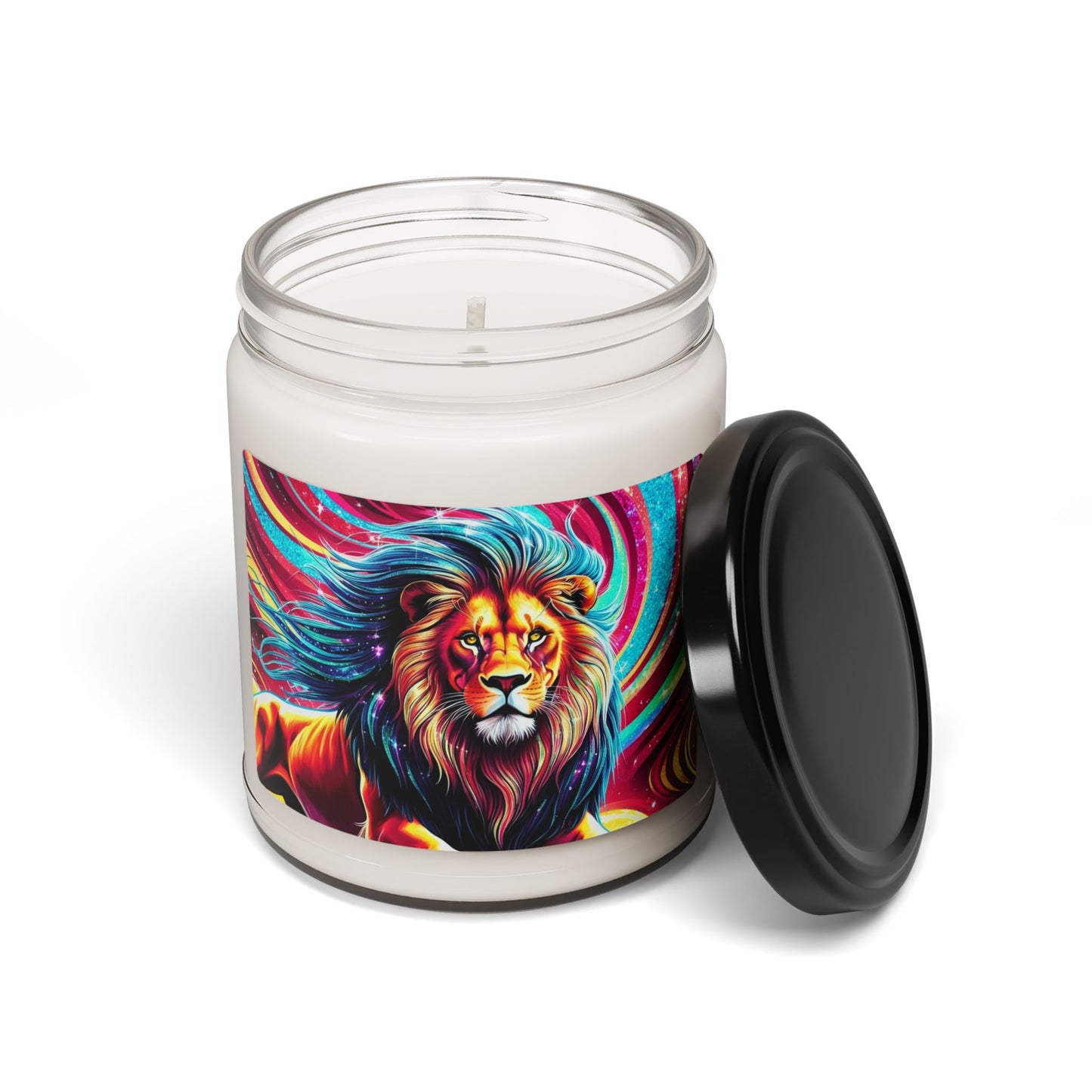 Psychedelic Lion- Scented Soy Candle, 9oz