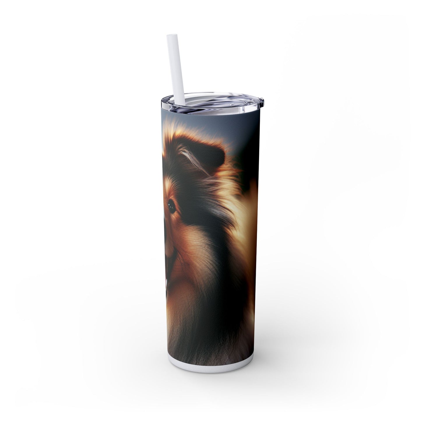 Vaso Collie con pajita, 20 oz