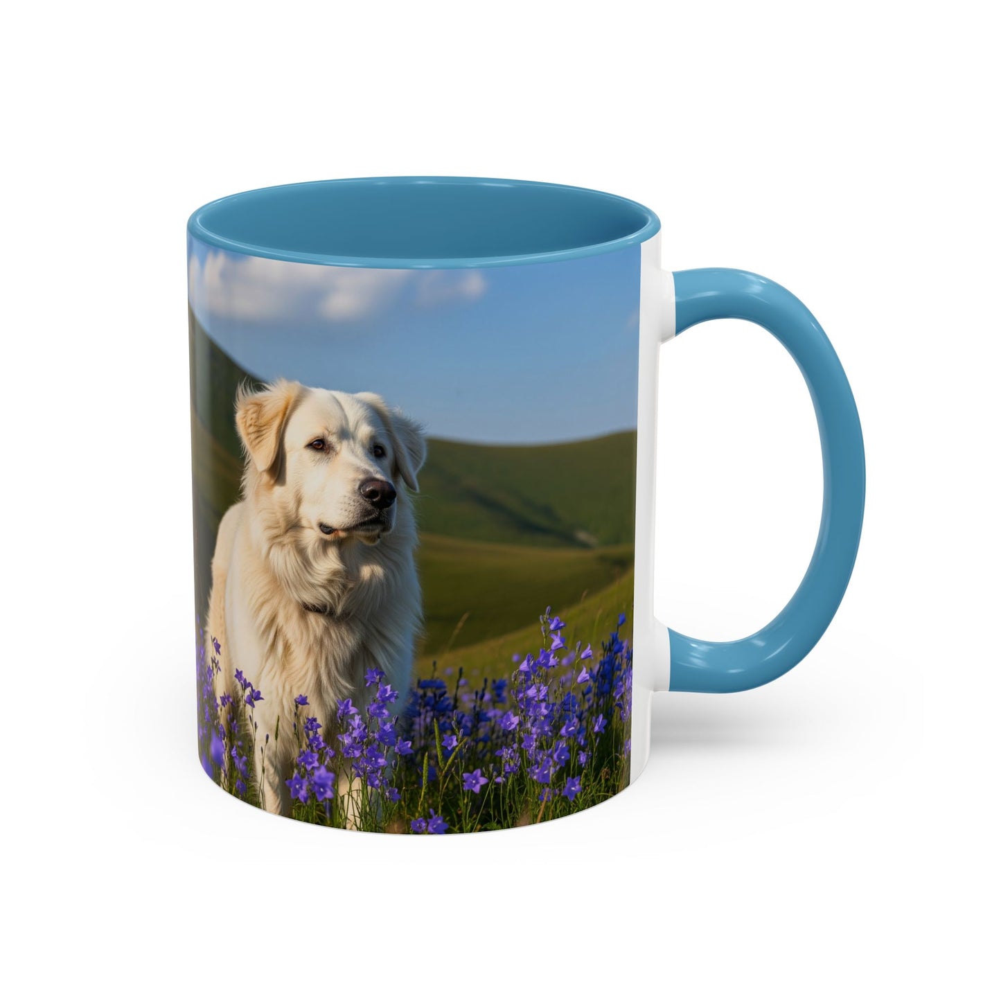 Mug à café avec motif Berger des Carpates roumain - Cadeau idéal pour les amoureux des chiens