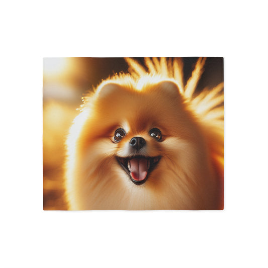 Pomeranian Sweatshirt Blanket