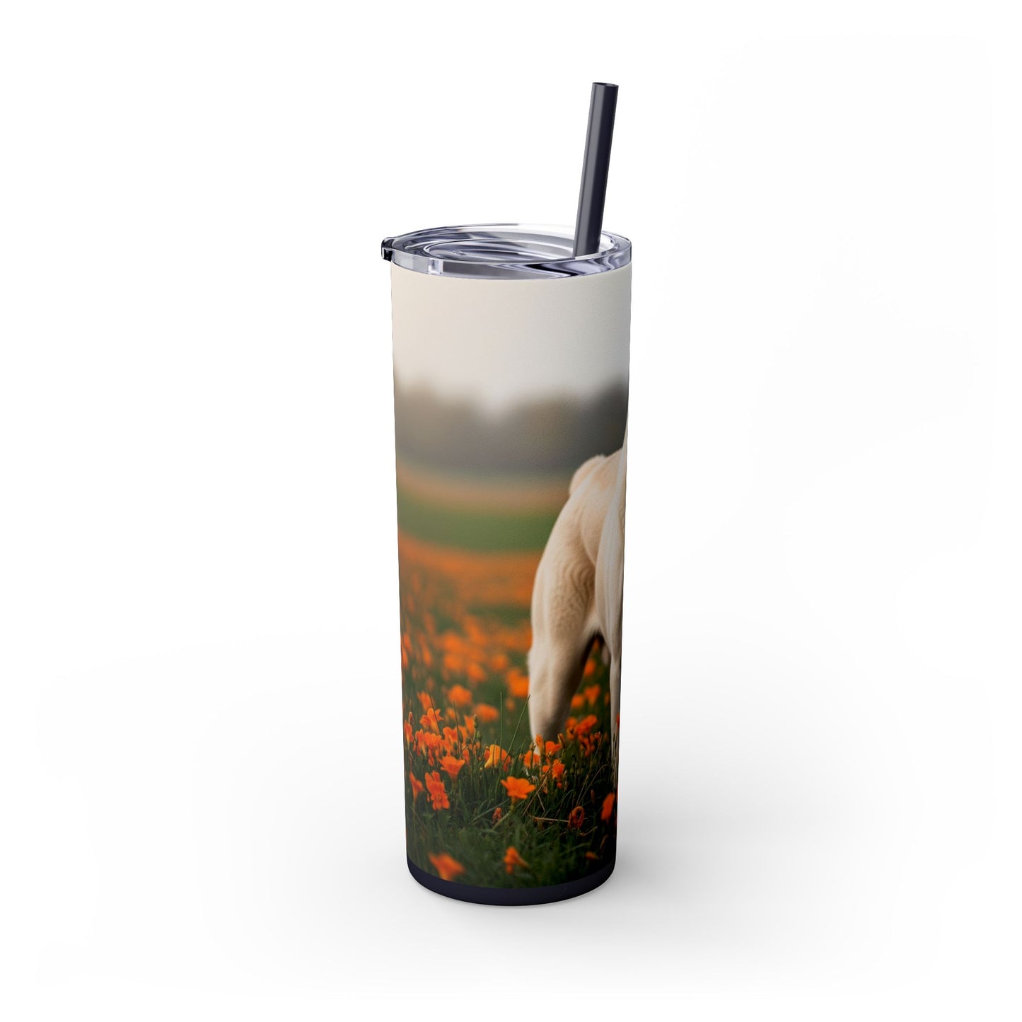 Gobelet isotherme à paille en forme de berger d'Asie centrale, 590 ml