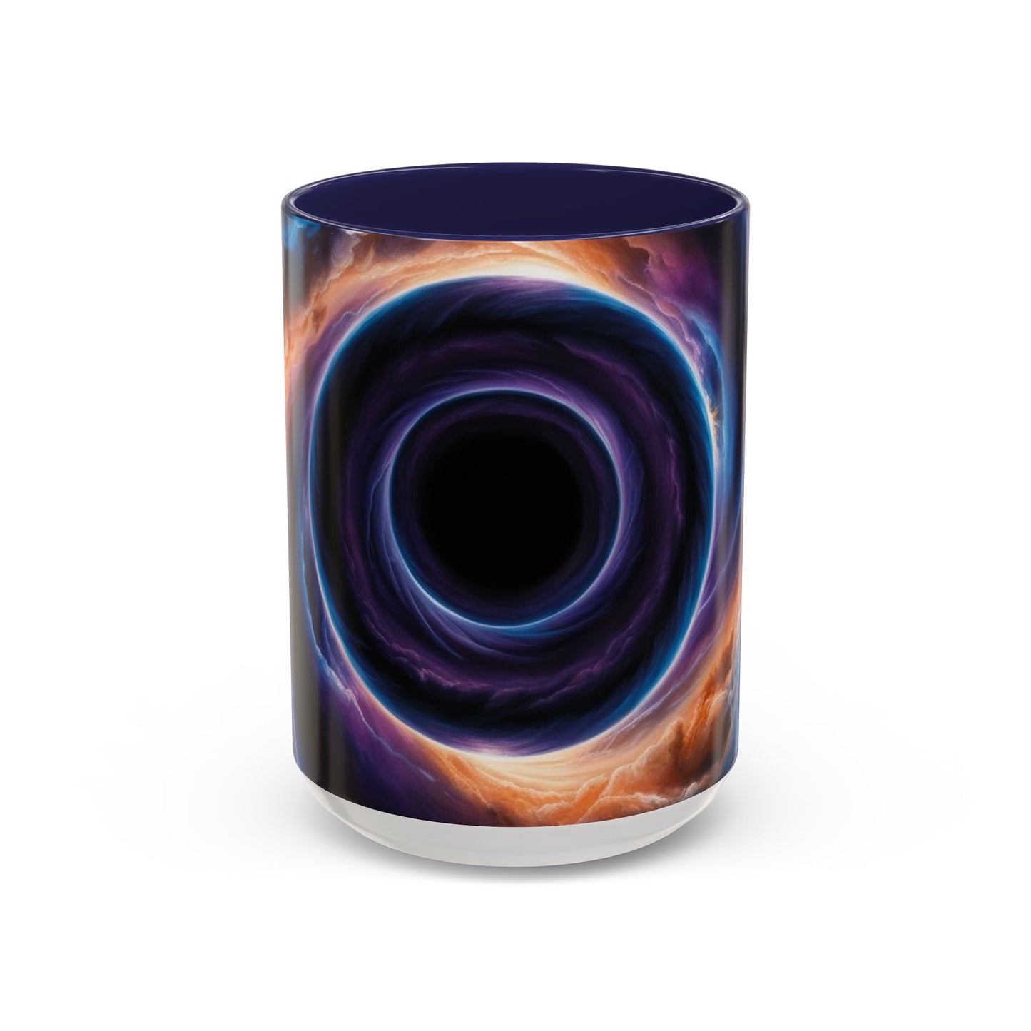 Optical Illusion Accent Mug – Ceramic Coffee Cup