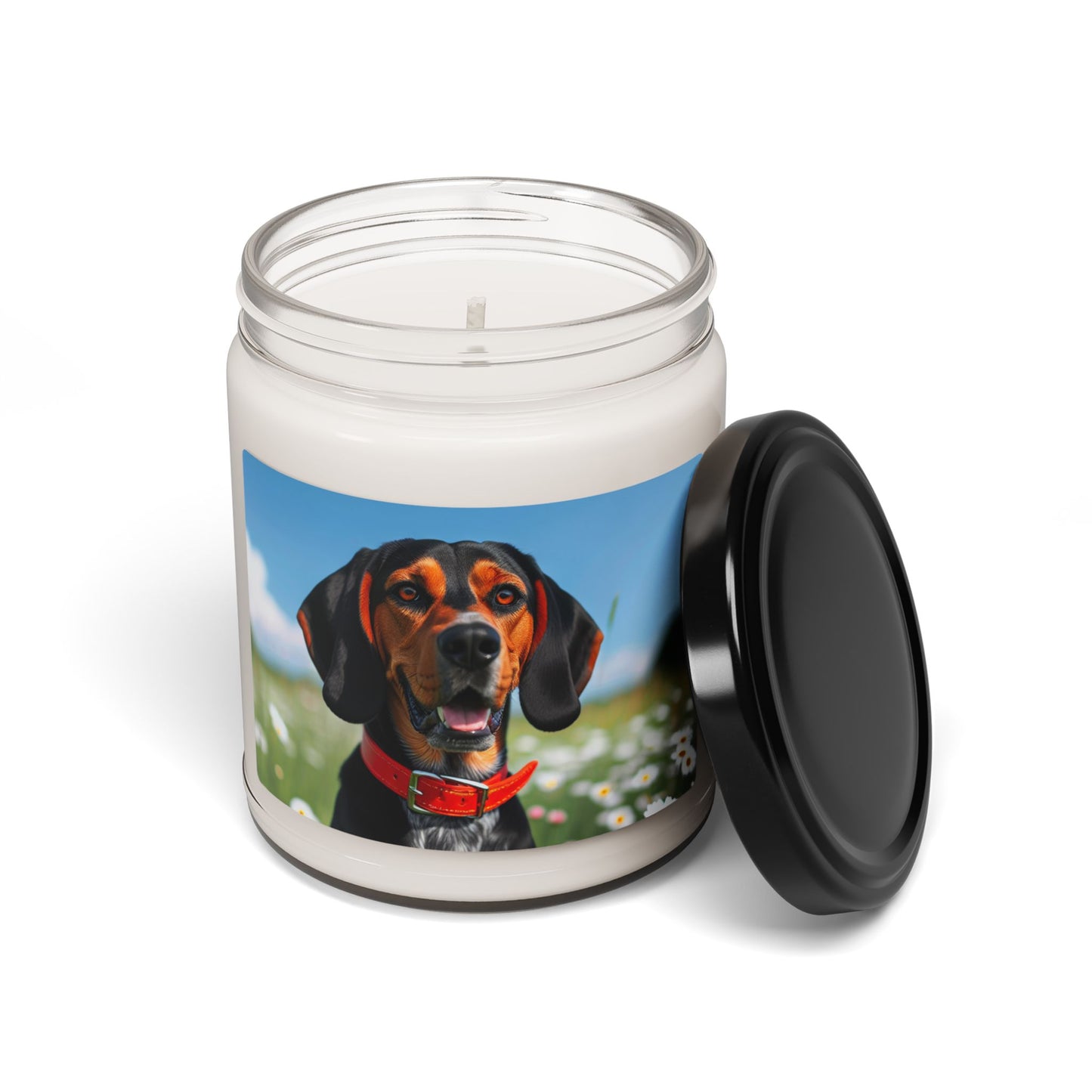 Black and Tan Coonhound- Scented Soy Candle, 9oz