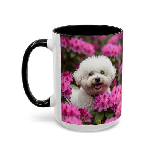! Bichon Frise Accent Mug – Ceramic Coffee Cup