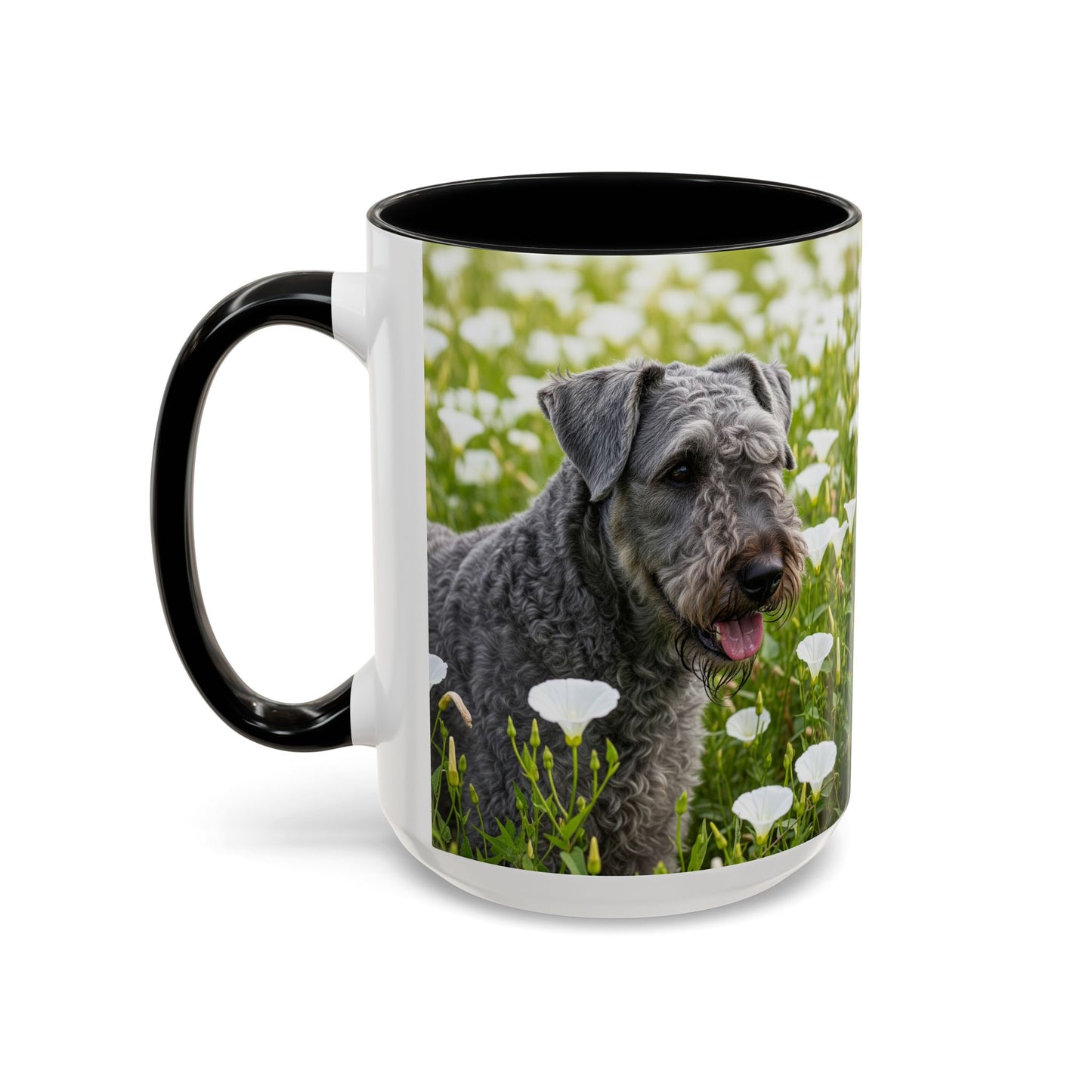 Taza de café con diseño de Kerry Blue Terrier: el regalo perfecto para los amantes de los perros.