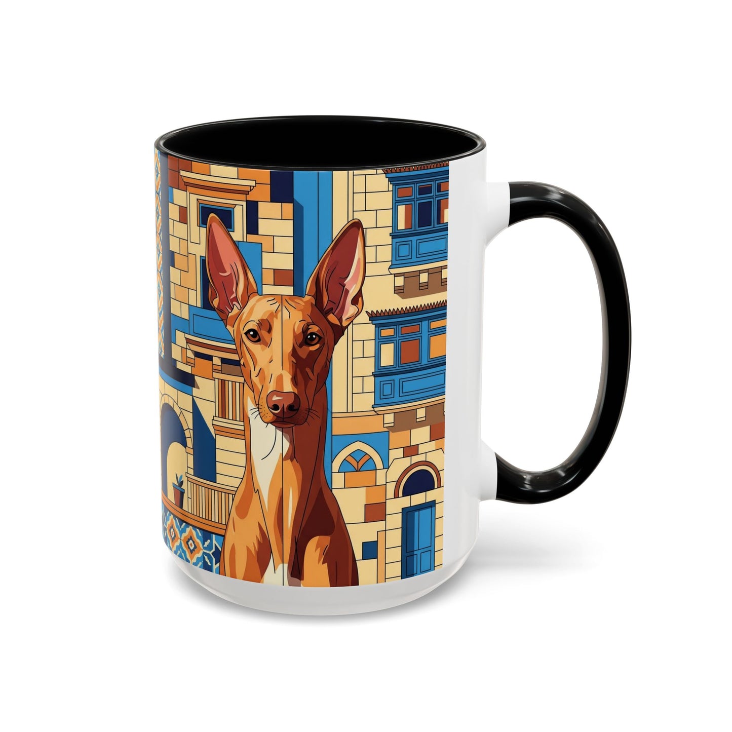 Taza de café con diseño de Pharaoh Hound: el regalo perfecto para los amantes de los perros.