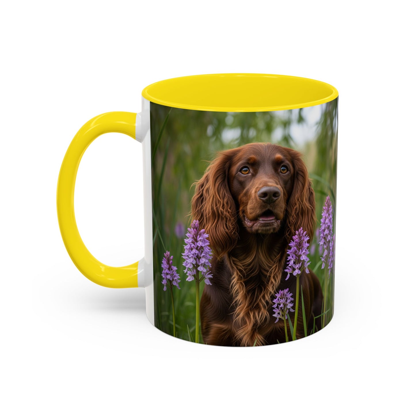 Mug à café à motif épagneul Pont-Audemer - Cadeau idéal pour les amoureux des chiens