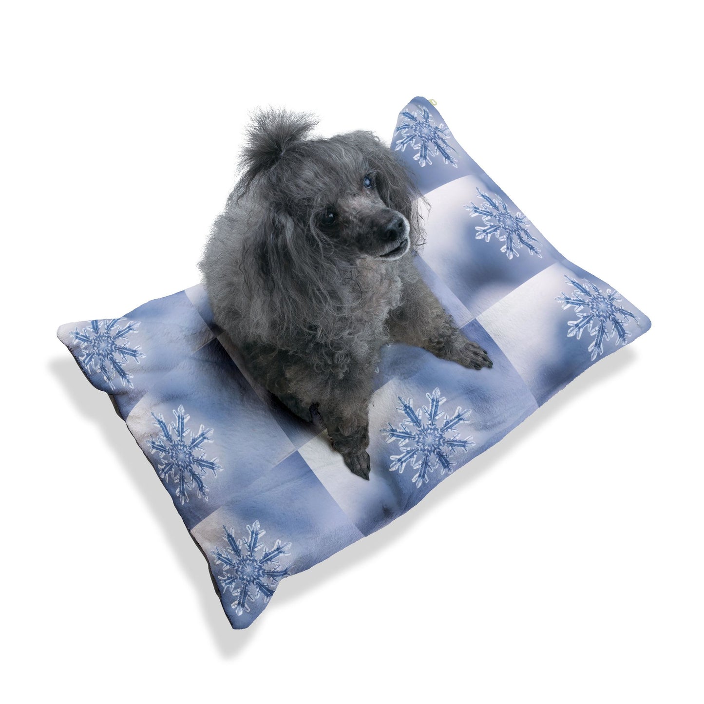 Snowflakes Pet Bed