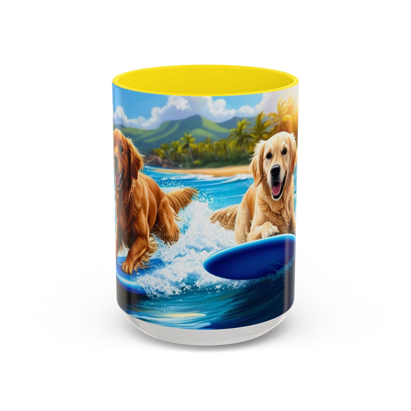 Taza de café con detalles de Surf Dogs: el regalo perfecto para los amantes de los perros