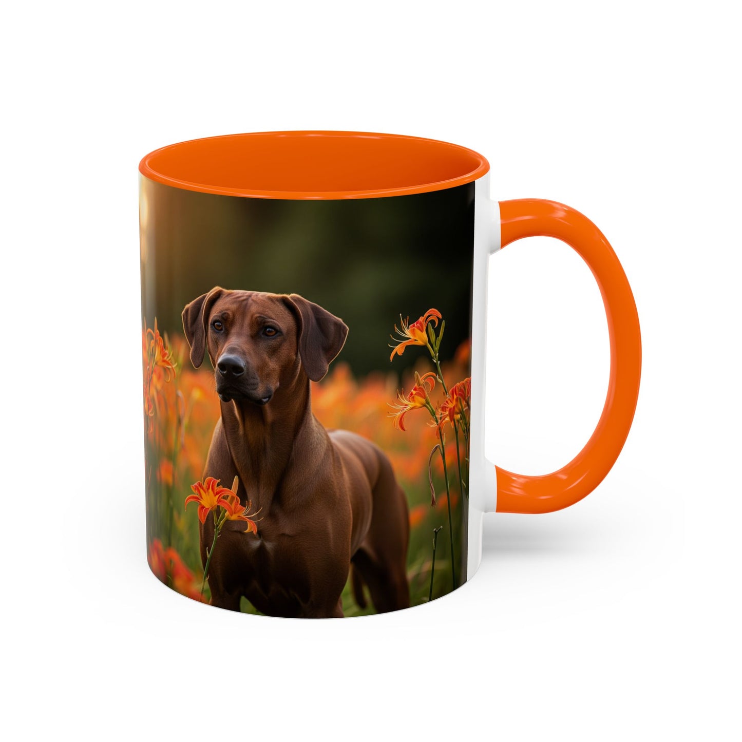 Taza de café con diseño de Rhodesian Ridgeback: el regalo perfecto para los amantes de los perros.