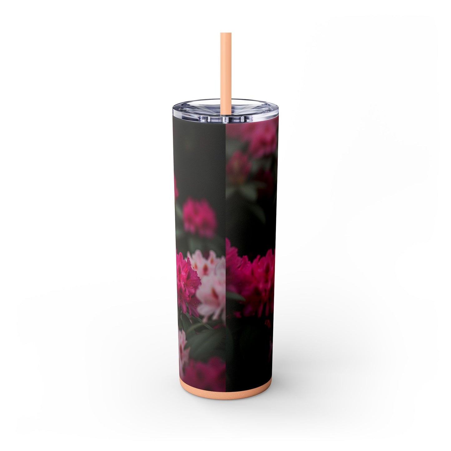 Skinny Tumbler with Straw – 20 oz Stainless Steel Cup