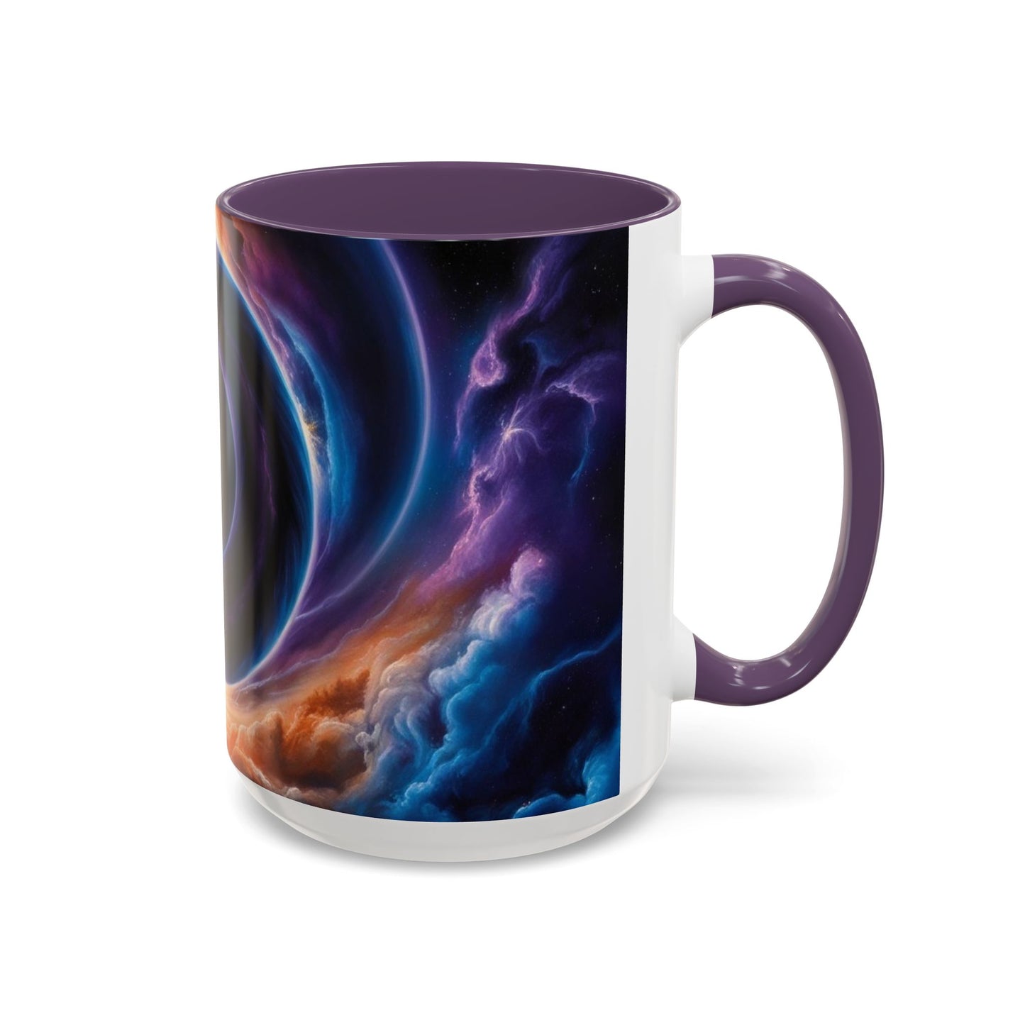 Optical Illusion Accent Mug – Ceramic Coffee Cup