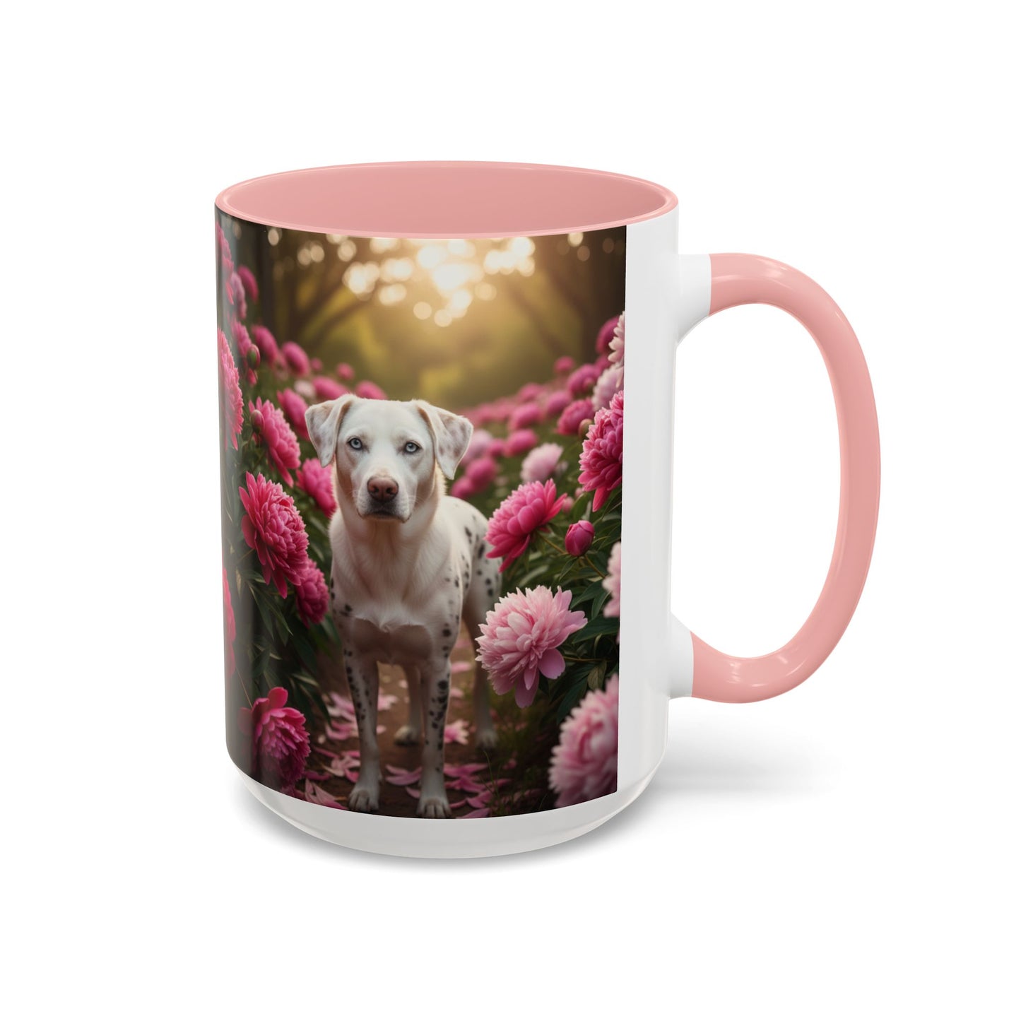 Catahoula Leopard Dog Accent Mug – Ceramic Coffee Cup