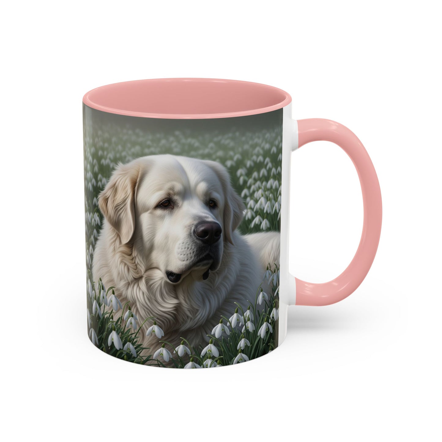 Mug à café avec motif de mastiff des Pyrénées - Cadeau idéal pour les amoureux des chiens