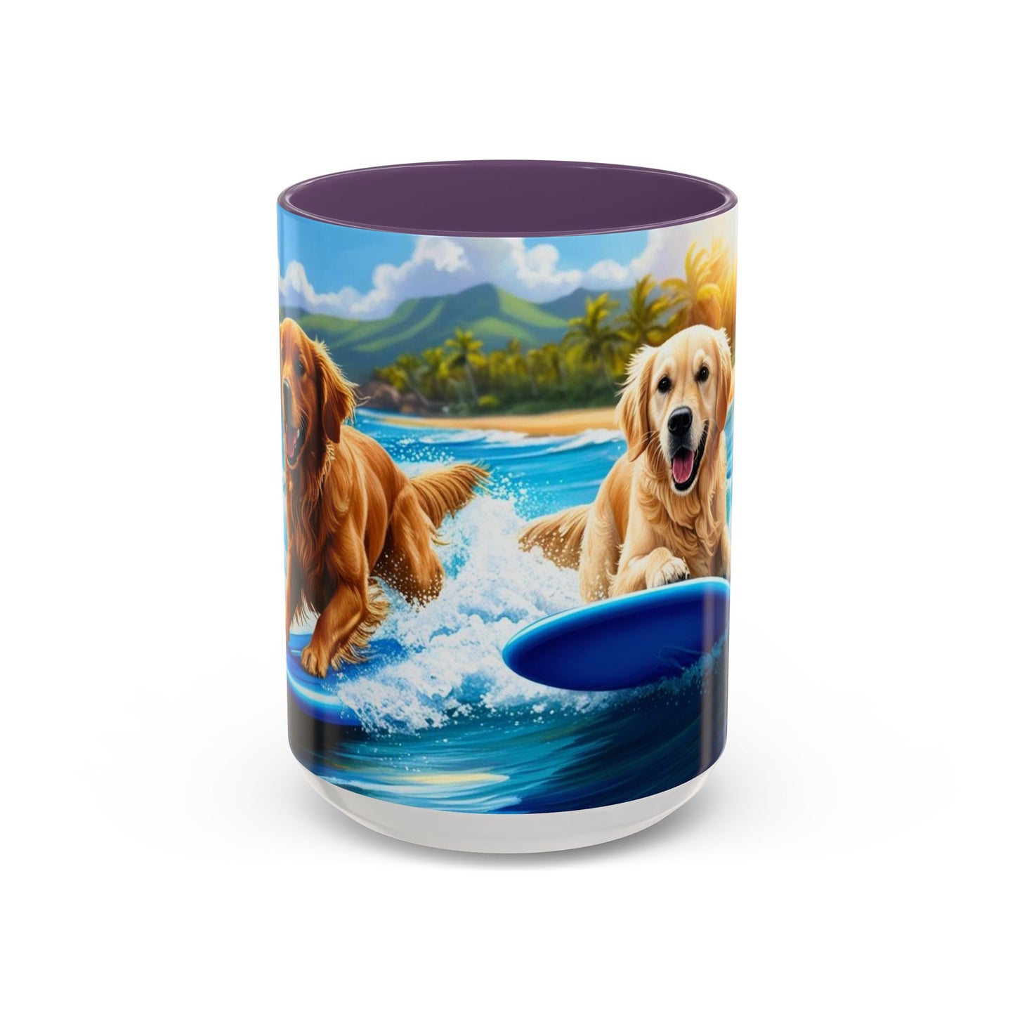 Taza de café con detalles de Surf Dogs: el regalo perfecto para los amantes de los perros