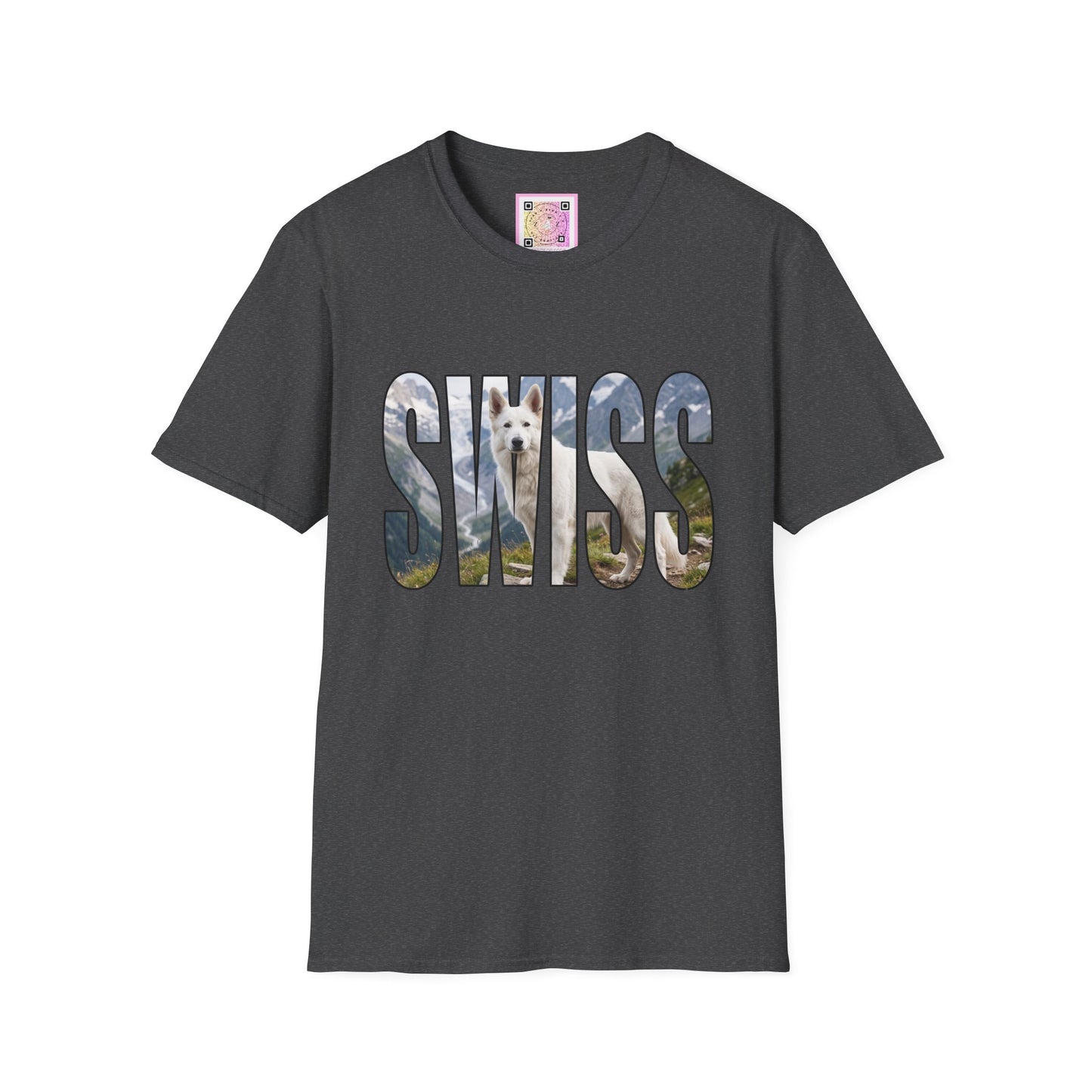 White Swiss Mountain Dog Tee Shirt
