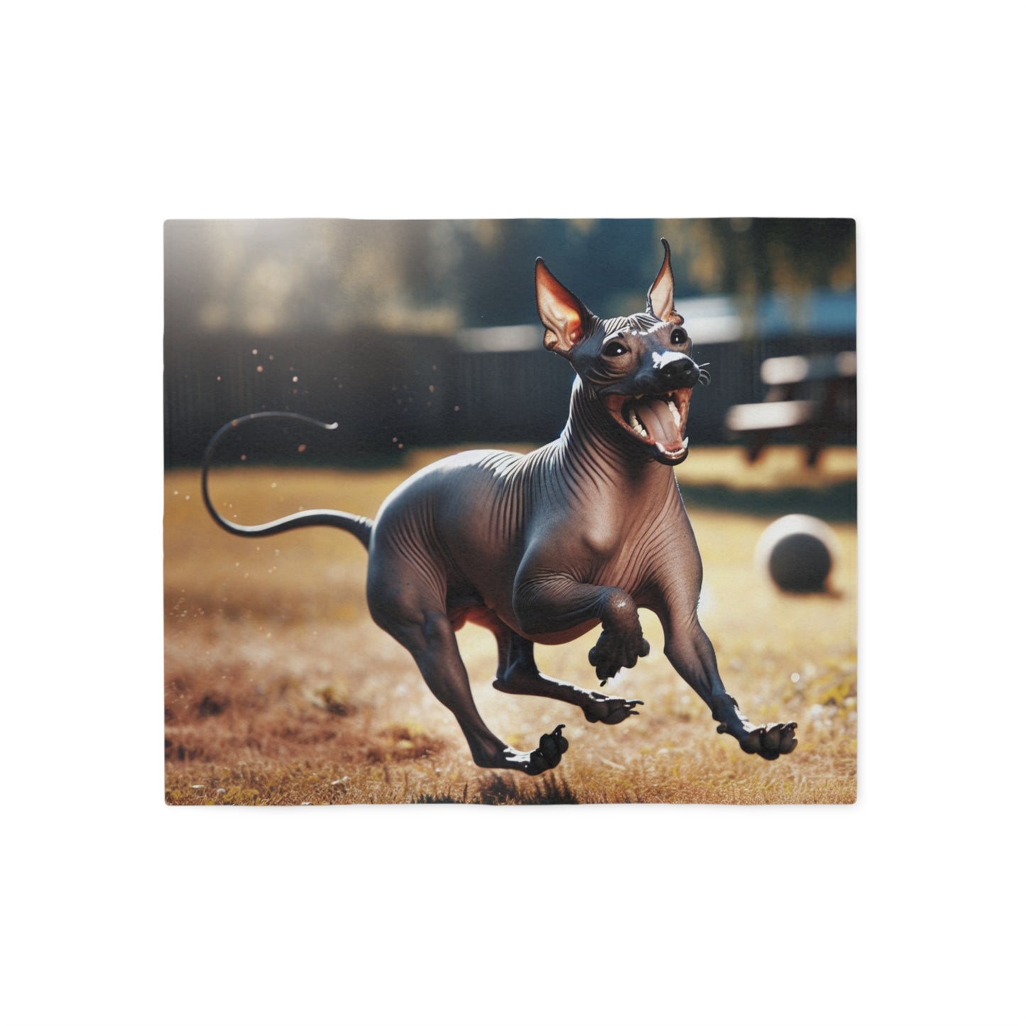 American Hairless Terrier Sweatshirt Blanket