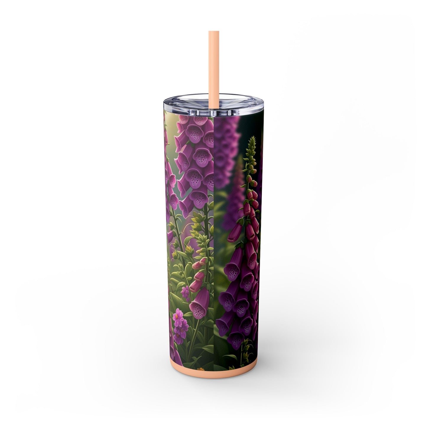 Skinny Tumbler with Straw – 20 oz Stainless Steel Cup