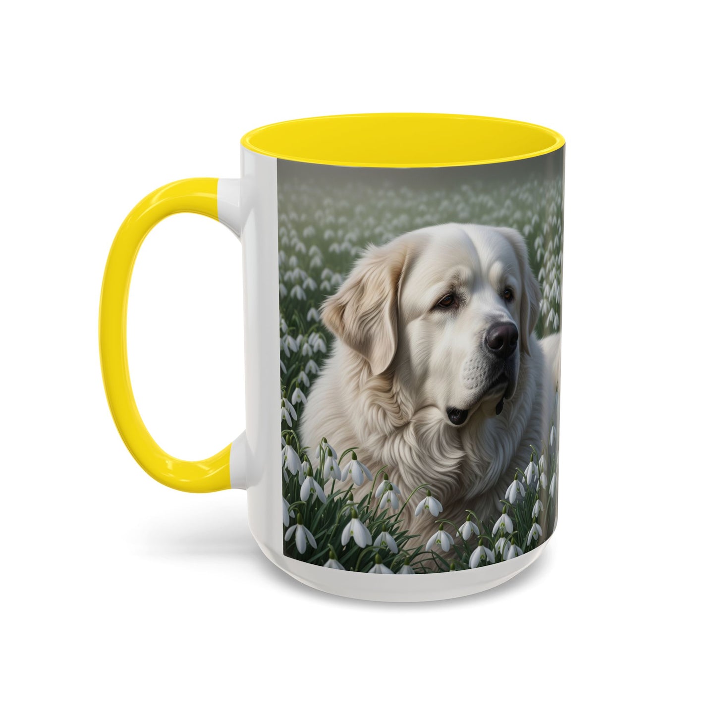 Mug à café avec motif de mastiff des Pyrénées - Cadeau idéal pour les amoureux des chiens
