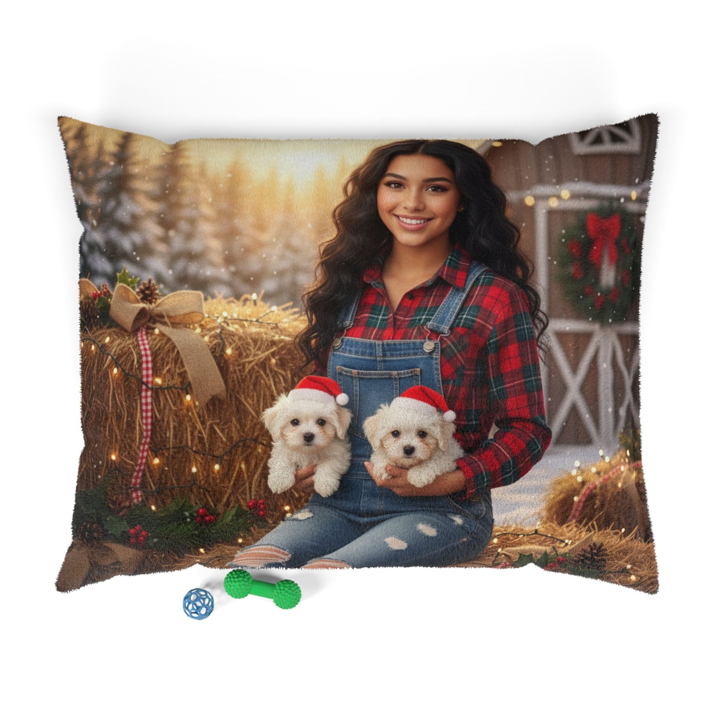 Holiday Farmhouse Pet Bed