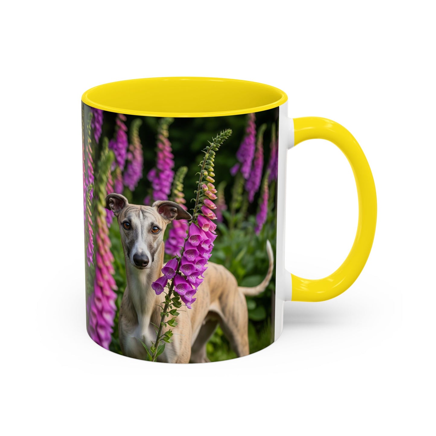 Whippet Accent Coffee Mug - Perfect Gift for Dog Lovers