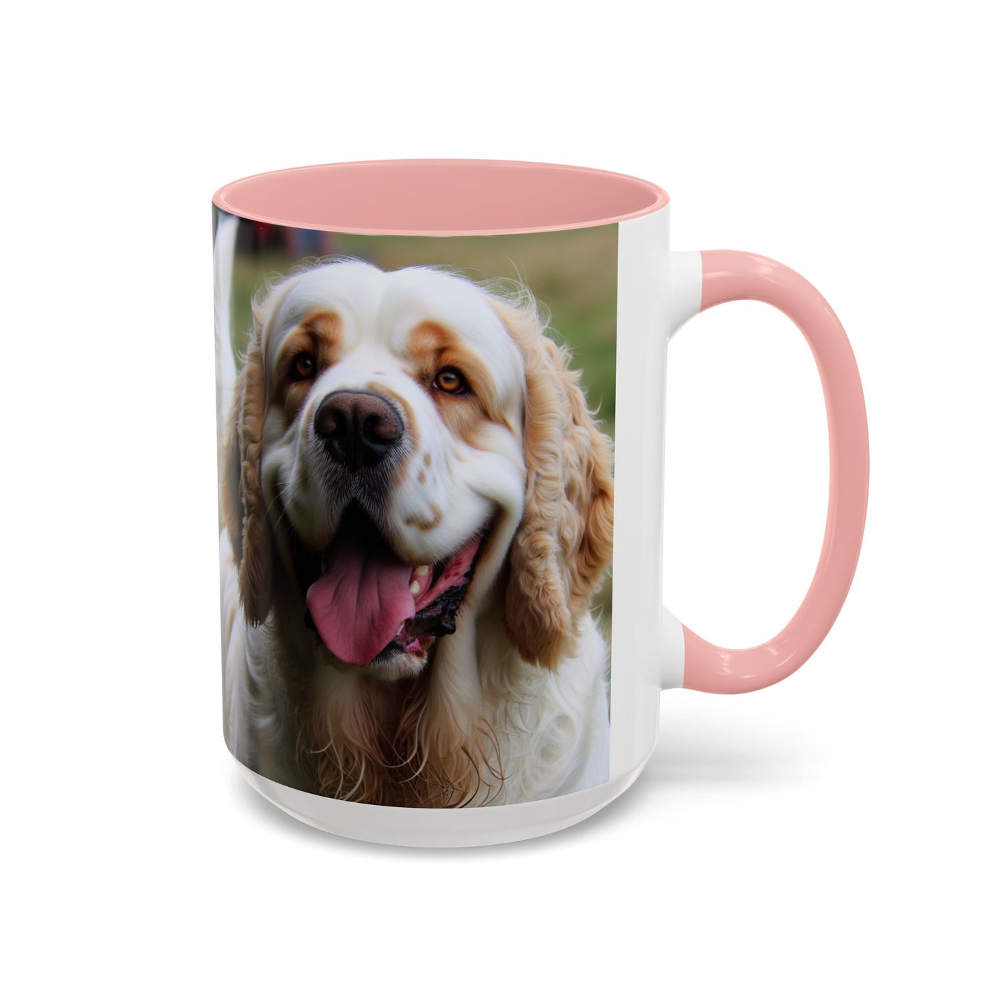 Clumber Spaniel Accent Coffee Mug - Perfect Gift for Dog Lovers