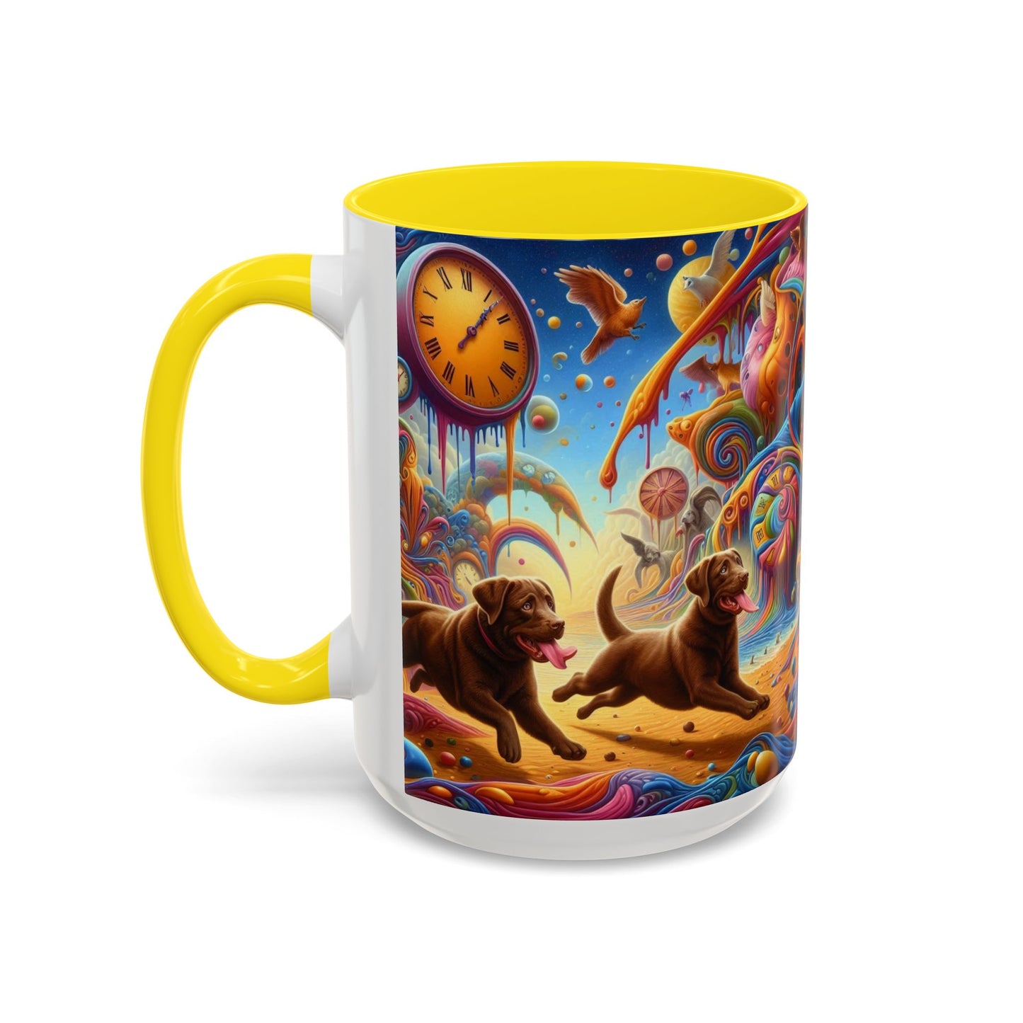 Chocolate Labrador Accent Coffee Mug - Perfect Gift for Dog Lovers