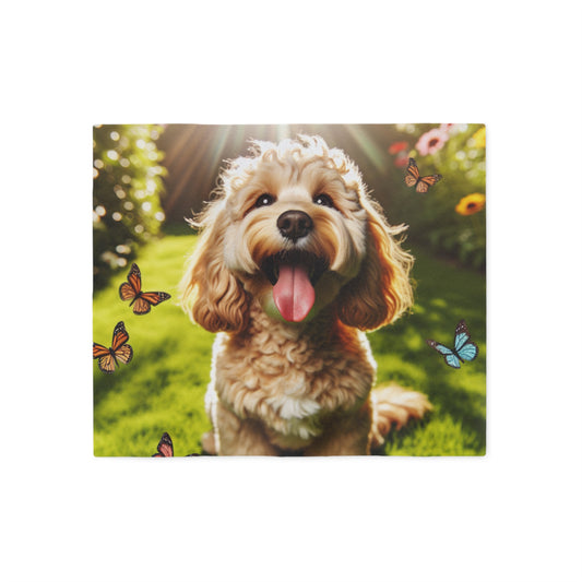 Cockapoo Sweatshirt Blanket