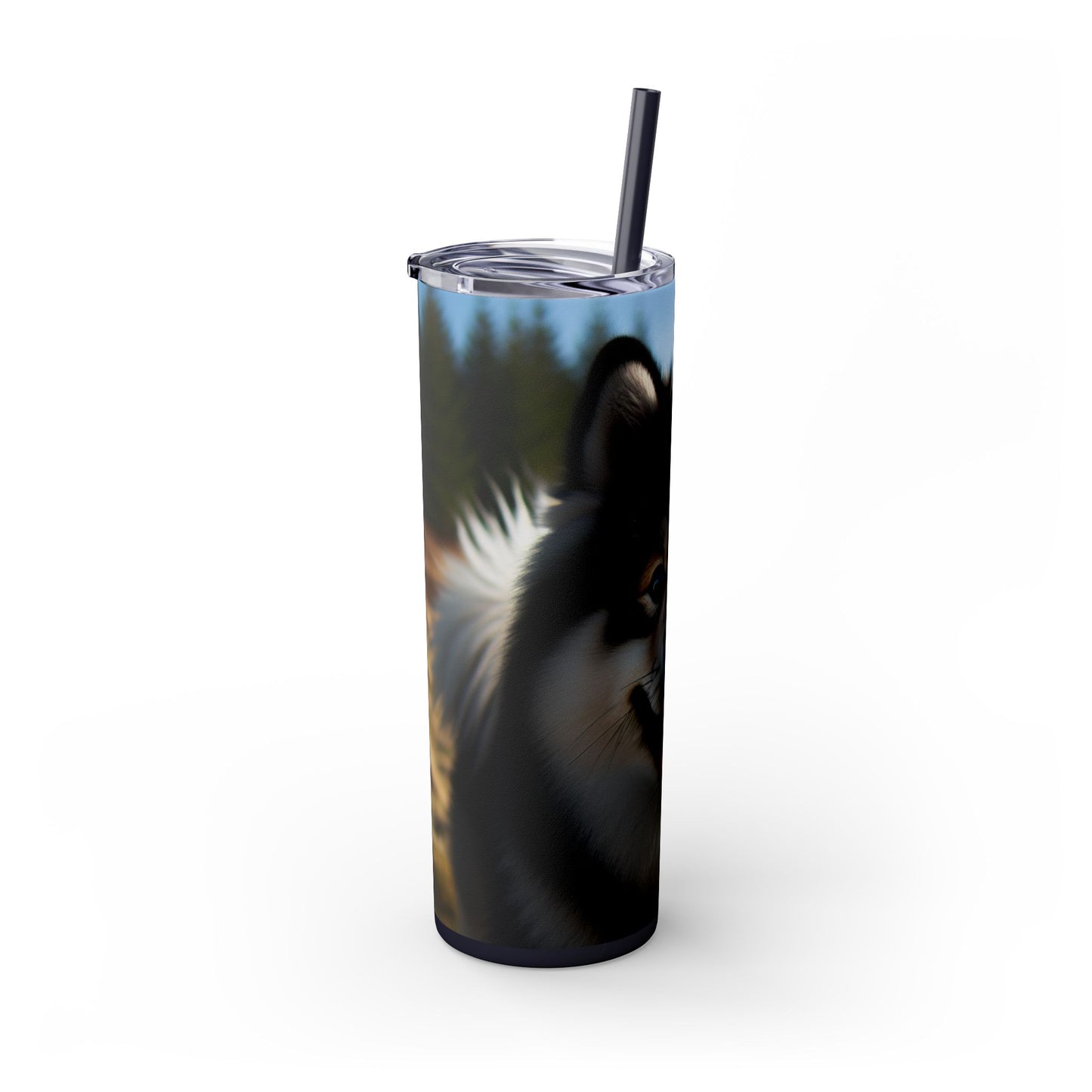 Norwegian Buhund Tumbler with Straw, 20oz
