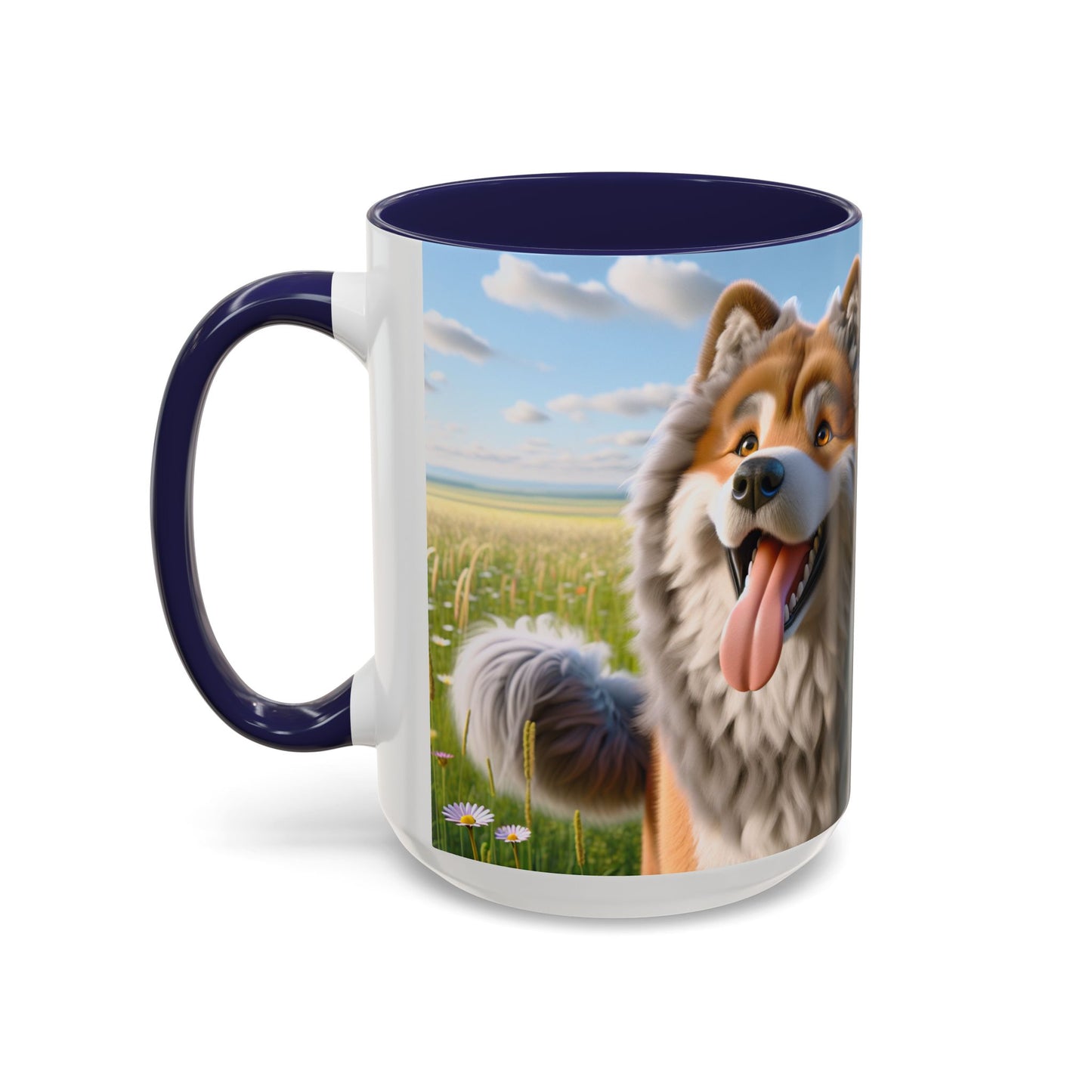 Hokkaido Accent Coffee Mug - Perfect Gift for Dog Lovers