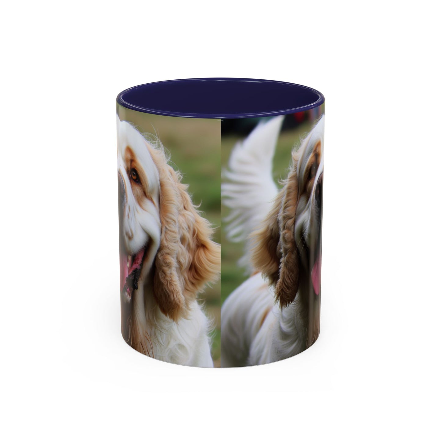 Clumber Spaniel Accent Coffee Mug - Perfect Gift for Dog Lovers