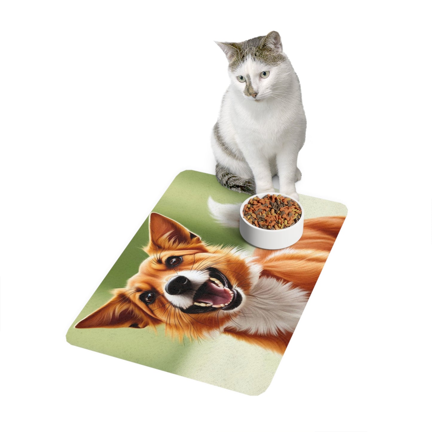 Pet Food Mat (12x18) - Fox Terrier